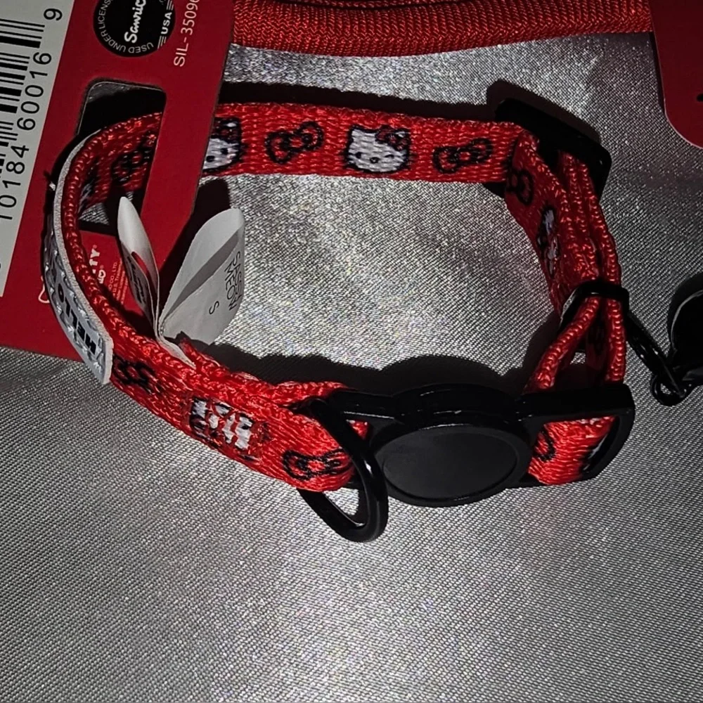 Sassy Meow Red Hello Kitty Step-in Harness, Collar and Matching Leash (S)